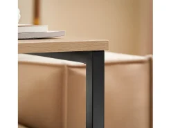 Sobuy Mesa De Apoio*borda de apoio, mesa auxiliar, Mesa auxiliar de sofá FBT44-N Natural claro