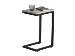 Sobuy Mesa De Apoio*borda de apoio, mesa auxiliar, Mesa auxiliar de sofá FBT44-HG Cinzento