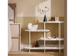 Sobuy Consola*Complexo de console, consola, Consola de entrada FSB89-W Branco