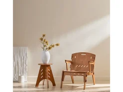 Sobuy Poltrona*, mesa, Cadeiras dobráveis para uso interno, cadeiras dobráveis, HFST02-BR Castanho