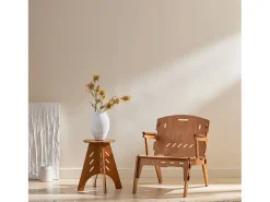 Sobuy Poltrona*, mesa, Cadeiras dobráveis para uso interno, cadeiras dobráveis, HFST02-BR Castanho