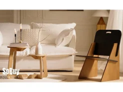 Sobuy Poltrona*, mesa, Cadeiras dobráveis para uso interno, cadeiras dobráveis, HFST02-BR Castanho