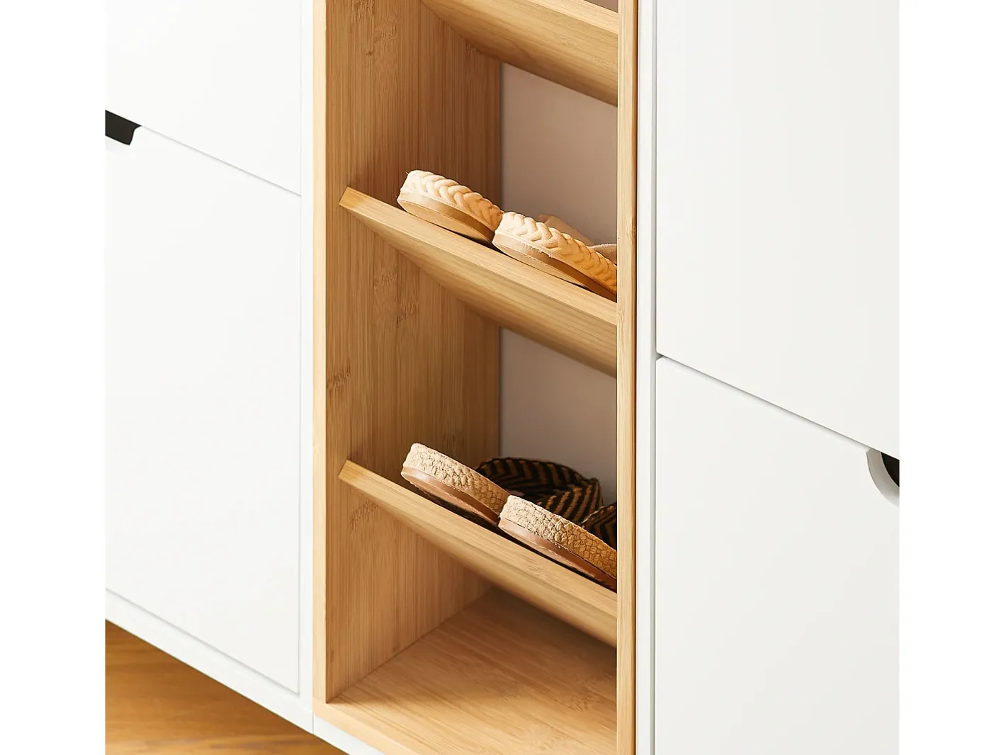 Organizador de Sapatos Prateleira para Armazenamento Branco 183cm*Sobuy