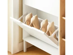 Organizador de Sapatos Prateleira para Armazenamento Branco 183cm*Sobuy