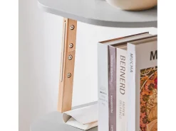 Sobuy Biblioteca*, prateleira de mesa, Prateleira de escrivaninha, prateleira de escritório, HSTR02-K-HG Cinzento