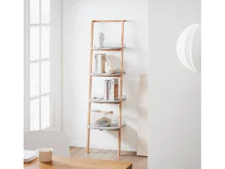 Sobuy Biblioteca*, prateleira de mesa, Prateleira de escrivaninha, prateleira de escritório, HSTR02-K-HG Cinzento