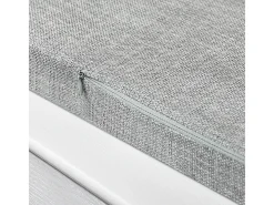 Outlet Sapateira Fina Economizadora de Espaço com Banco Efeito Madeira Envelhecida 75x24x51cm Móvel De Arrumação|Sapateira