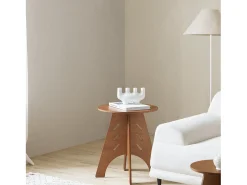 , sofá mesa lateral, Prato com rodas, móvel de telefone, HFBT01-BR*Sobuy
