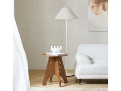 , sofá mesa lateral, Prato com rodas, móvel de telefone, HFBT01-BR*Sobuy