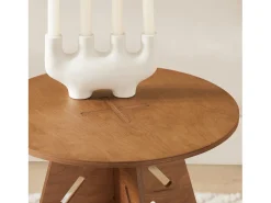 , sofá mesa lateral, Prato com rodas, móvel de telefone, HFBT01-BR*Sobuy