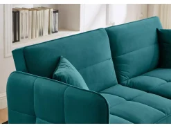 Sofá 2 em 1 ajustável - 2 lugares - Veludo -^ModernLuxe Best