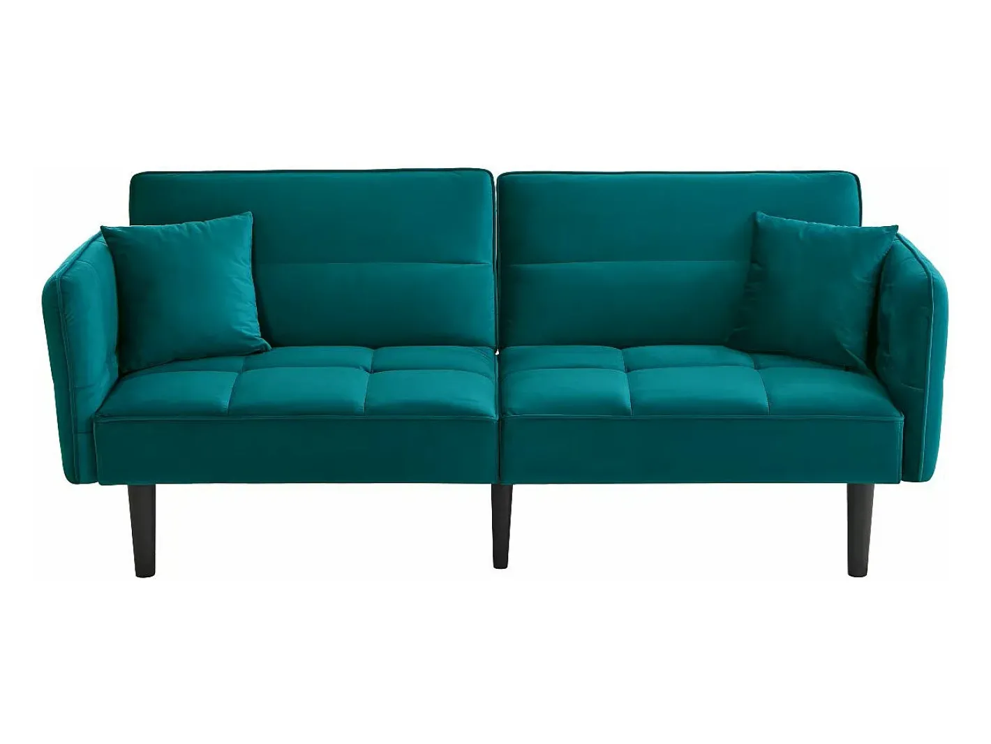 Sofá 2 em 1 ajustável - 2 lugares - Veludo -^ModernLuxe Best