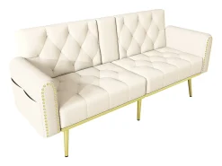 Sofá 2 lugares - com função relax - três posições de inclinação ajustáveis - porta-copos incluído -*ModernLuxe Online