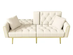 Sofá 2 lugares - com função relax - três posições de inclinação ajustáveis - porta-copos incluído -*ModernLuxe Online