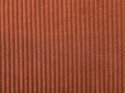 Vente-unique Sofá*Sofá 3 lugares conversível em veludo cotelê FINORO Terracota