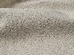 Vente-unique Sofá*Sofá 4 lugares convertível abertura rápida tecido bouclé 160 cm e 14 cm CALITO Bege