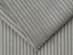 Best Sofá 4 lugares convertível abertura rápida veludo canelado cinza-claro 160cm e 22cm CALITO Sofá