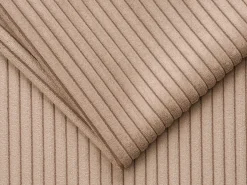 Outlet Sofá 4 lugares convertível abertura rápida veludo canelado 160cm e 14cm LORETO Sofá