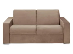 Best Sofá 2 lugares convertível de abertura rápida em veludo - Colchão de 16 cm - CALITO Sofá