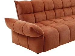 Best Sofá 3 lugares convertível tipo clic-clac em tecido chenille HAKEMO Sofá