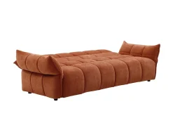 Best Sofá 3 lugares convertível tipo clic-clac em tecido chenille HAKEMO Sofá