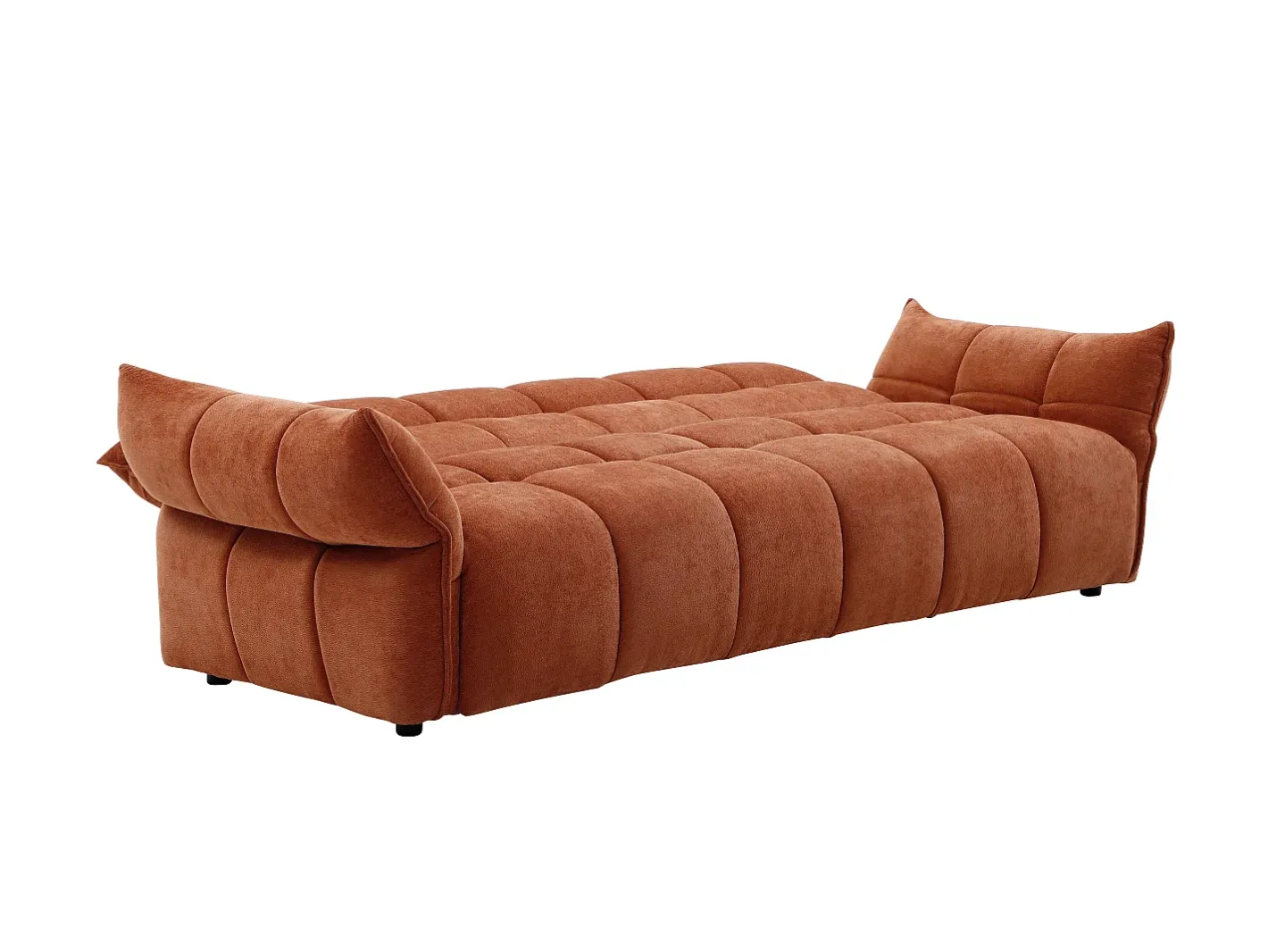 Best Sofá 3 lugares convertível tipo clic-clac em tecido chenille HAKEMO Sofá