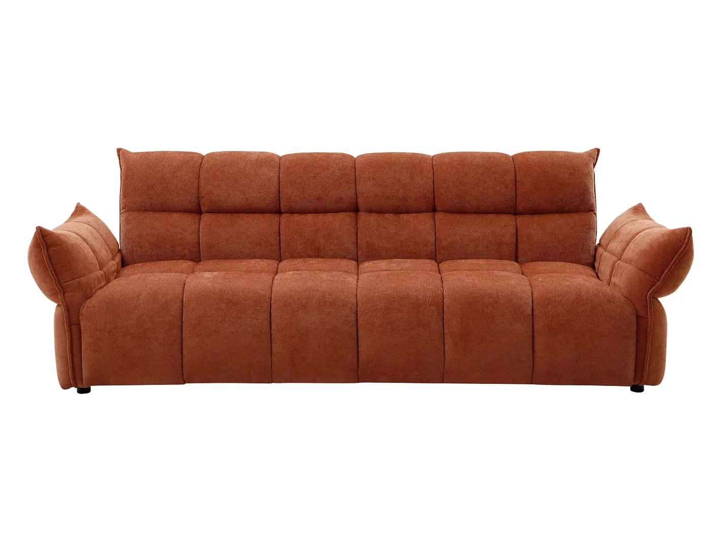 Best Sofá 3 lugares convertível tipo clic-clac em tecido chenille HAKEMO Sofá