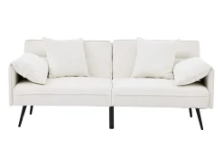 Online Sofá 2 lugares 167.5x73x70 cm - encosto inclinável três posições (100°–180°) - almofadas de assento macias - Sofá
