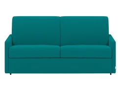Sofá cama 4 lugares colchão de 18 cm tecido cinzento CALIFE^Vente-unique Sale