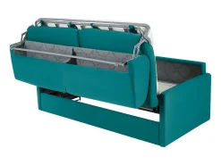 Sofá cama 4 lugares rapidamente convertível em tecido Cinza CALIFE*Vente-unique Best