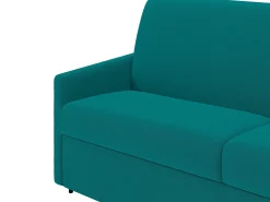 Clearance Sofá cama 3 lugares rapidamente convertível em tecido Cinza CALIFE Sofá
