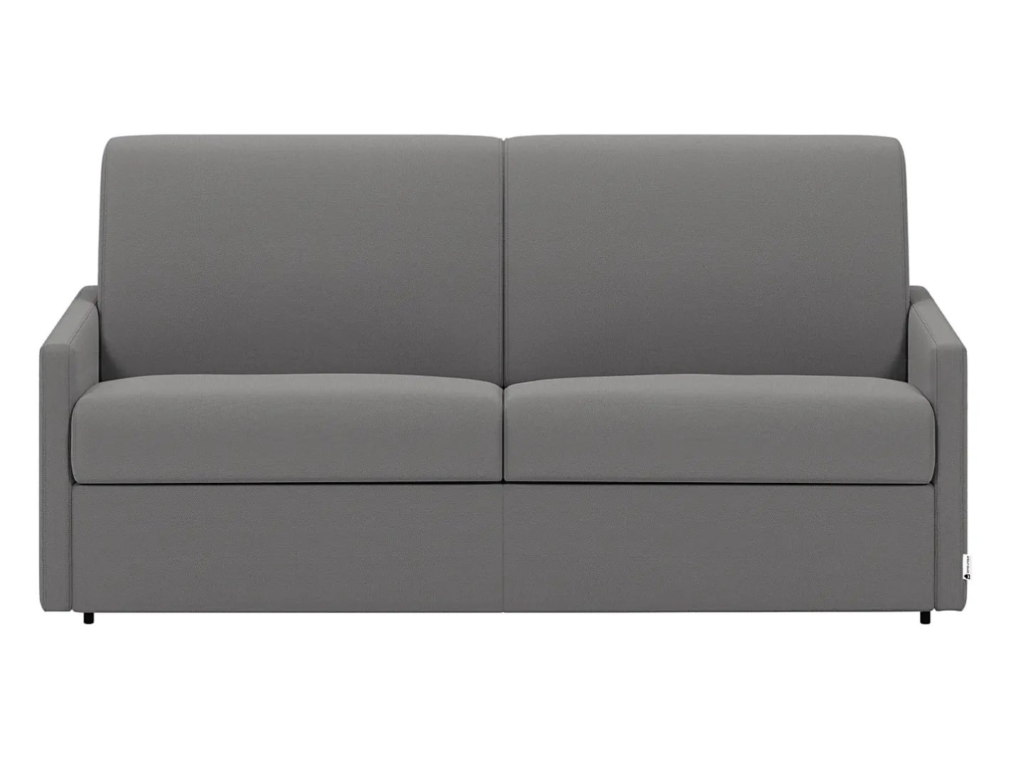 Best Sofá cama 2 lugares rapidamente convertível em tecido Cinza CALIFE Sofá