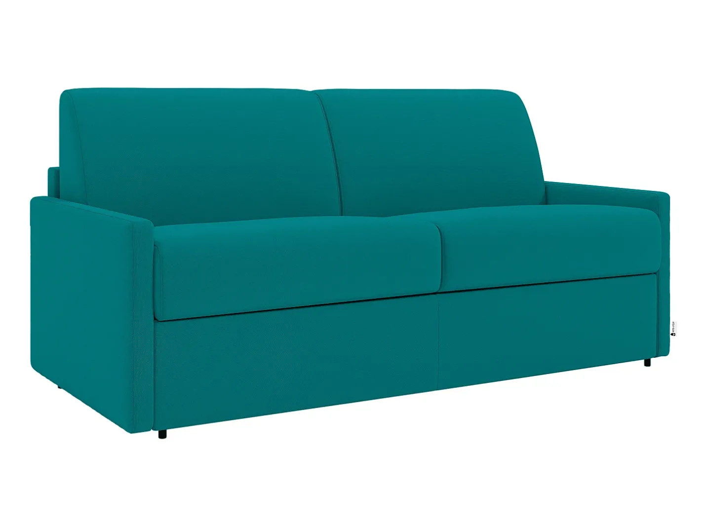 Sofá cama 2 lugares rapidamente convertível 22 cm tecido cinzento CALIFE^Vente-unique New