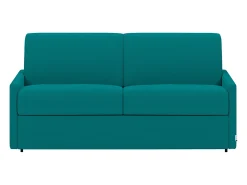 Sofá cama 2 lugares rapidamente convertível 22 cm tecido cinzento CALIFE^Vente-unique New
