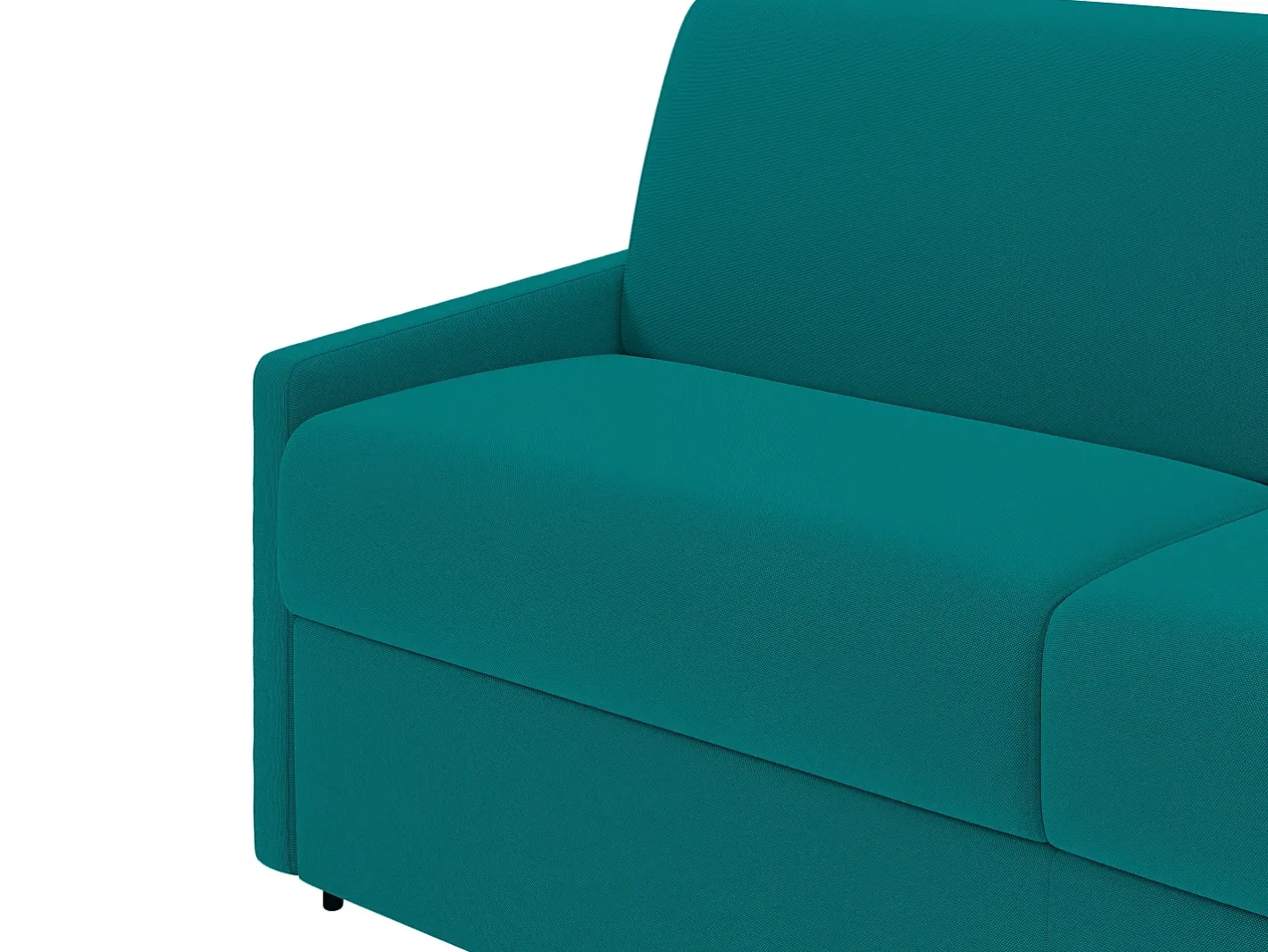 Sofá cama 2 lugares rapidamente convertível 22 cm tecido cinzento CALIFE^Vente-unique New