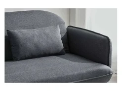 Concept-Usine Sofá*Sofá Cama Conversível Escandinavo 3 Lugares Cinza SOTCHI - Estilo Moderno e Tendência Cinzento