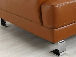 LINEA SOFA Sofá*Sofá canto em pele Caramelo -Canto esquerdo - EXCELSIOR II Camel