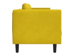 Sofá com almofadões 2 lugares veludo PT838617^ Discount