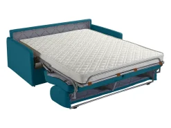 Sofá convertível abertura rápida em tecido assento em espuma com assento de memória de forma 160 cm colchão 14 cm CALIFE^Vente-unique Discount