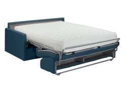 Best Sofá convertível veludo assento memória de forma 120 cm colchão 22 cm CALIFE Sofá