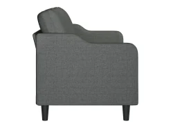vidaxl Sofá*Sofá de 3 lugares 180 cm tecido cinza-escuro Cinzento