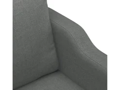 vidaxl Sofá*Sofá de 3 lugares 180 cm tecido cinza-escuro Cinzento