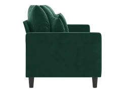 vidaxl Sofá*Sofá de 3 lugares 180 cm veludo -escuro Verde