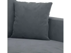 vidaxl Sofá*Sofá de 3 lugares 180 cm veludo cinza-escuro Cinzento