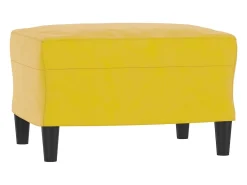 Sofá de 3 lugares com apoio de pés 180 cm veludo PT362726^ Best