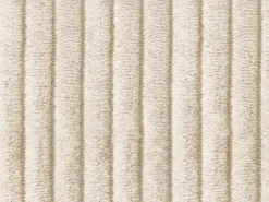 Vente-unique Sofá*Sofá de 3 lugares conversível abertura rápida em veludo canelado - Colchão 16 cm POGNIA Bege
