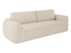 New Sofá de 4 lugares conversível abertura rápida em tecido chenille 13 cm SELIVO da Sofá