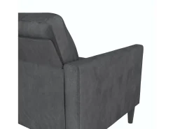 Sofá de 2 lugares em couro ecológico camel^Dorel Home Online
