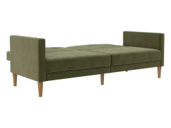 Sofá de 3 lugares em linho cinzento claro*Loft24 Hot