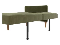 Sofá de 3 lugares em linho cinzento claro*Loft24 Hot